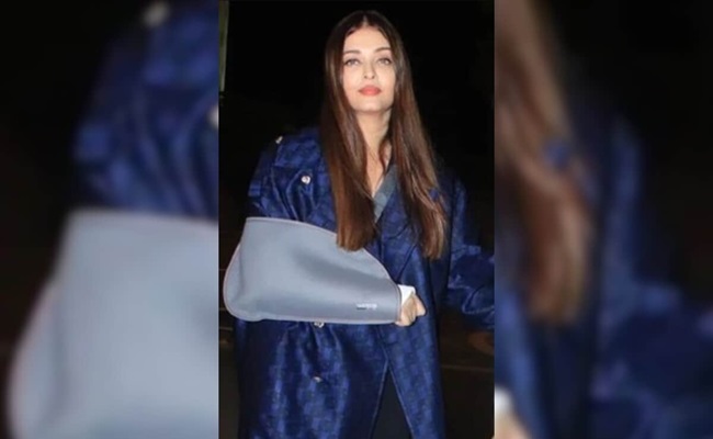 Aishwarya Rai Spotted With Broken Arm